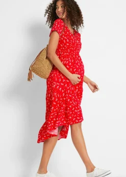 Mujer bonprix bonprix Vestido premamá/de lactancia 2 en 1 de crepé de viscosa