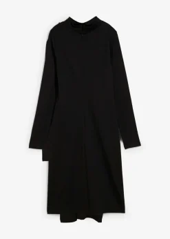 Mujer bonprix bonprix Vestido Punto di Roma con cuello alto