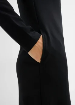 Mujer bonprix bonprix Vestido Punto di Roma con cuello alto