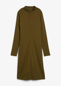 Mujer bonprix bonprix Vestido Punto di Roma con cuello alto