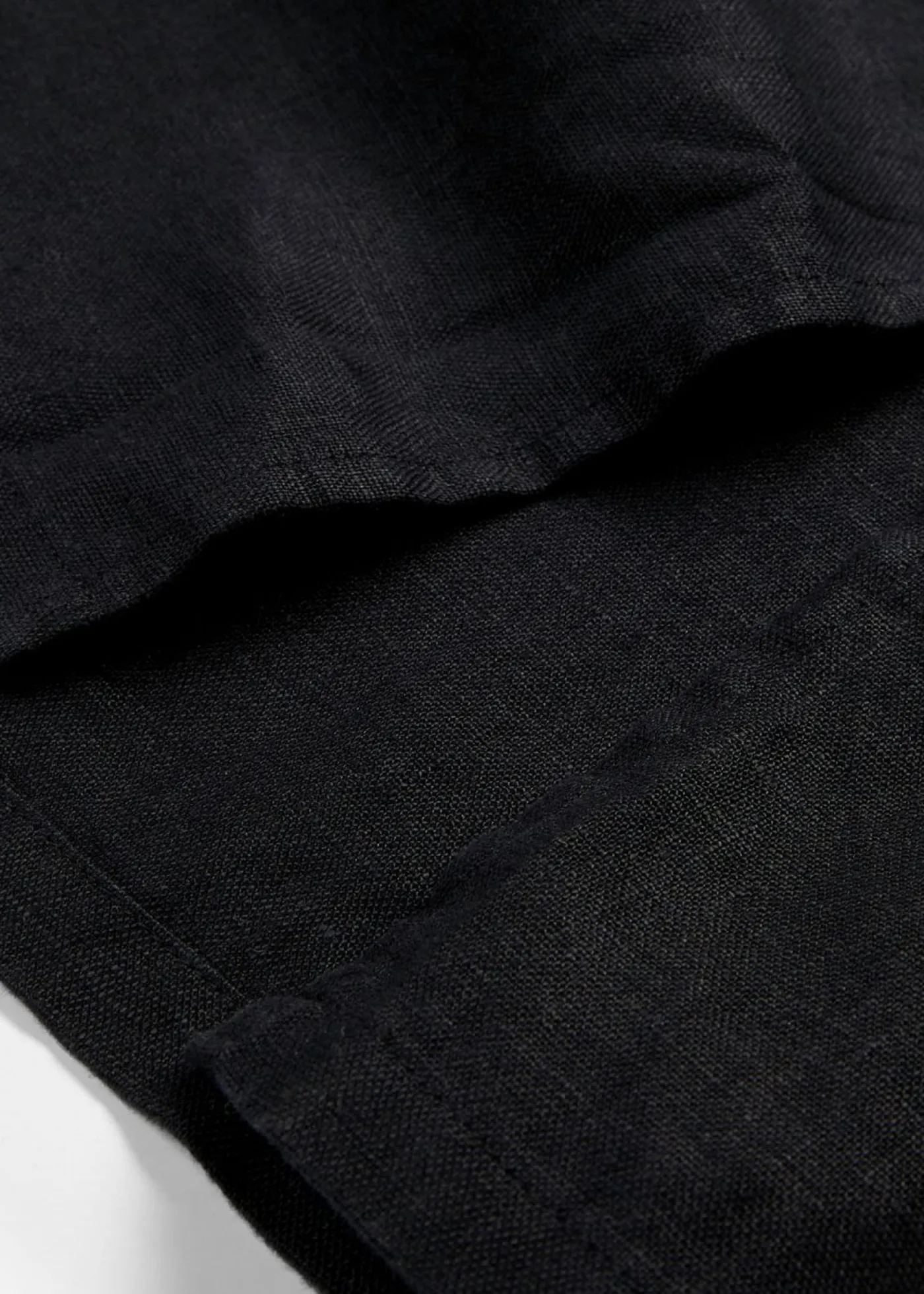 bonprix bonprix Premium|Vestidos>Vestido tipo caftán de lino puro Negro