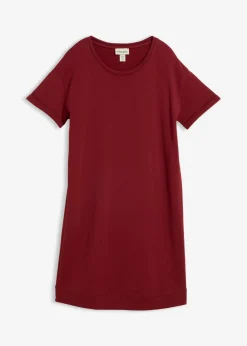 bonprix bonprix Ropa Cómoda|Vestidos>Vestido tipo sudadera Rojo rubí