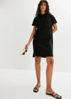 Mujer bonprix bonprix Vestido tipo sudadera con capucha