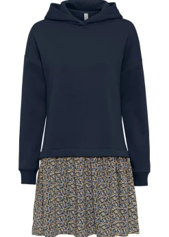 Mujer bonprix bonprix Vestido tipo sudadera con aspecto 2 en 1