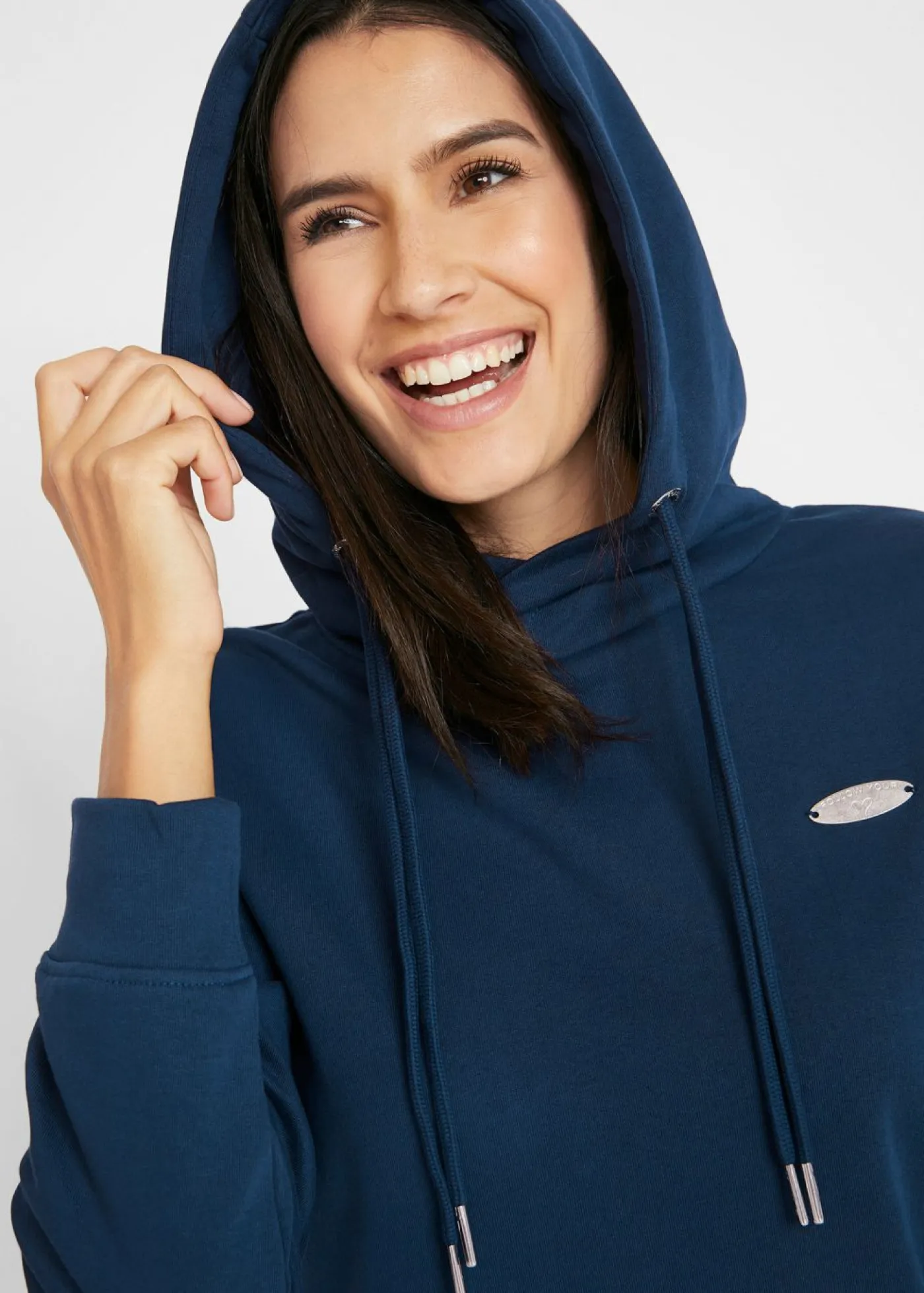 Mujer bonprix bonprix Vestido tipo sudadera con capucha