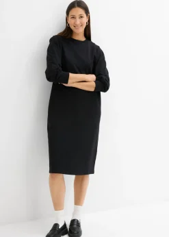 Mujer bonprix bonprix Vestido tipo sudadera con mangas abullonadas