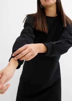 Mujer bonprix bonprix Vestido tipo sudadera con mangas abullonadas