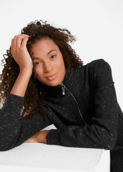 Mujer bonprix bonprix Vestido tipo sudadera con cuello troyer