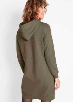 Mujer bonprix bonprix Vestido tipo sudadera de algodón puro