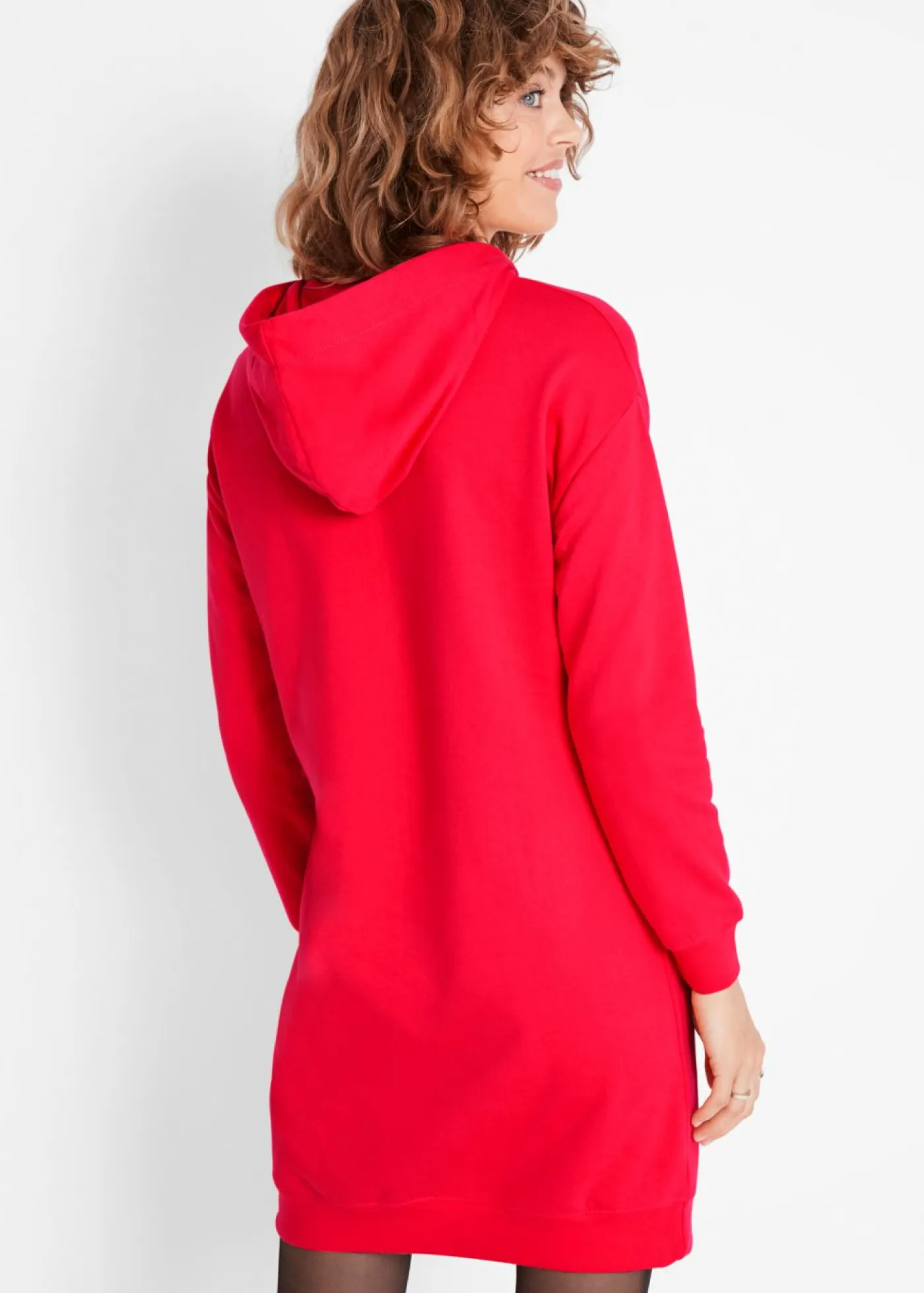 Mujer bonprix bonprix Vestido tipo sudadera de algodón puro