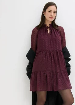 Mujer bonprix bonprix Vestido tipo túnica con efecto brillante