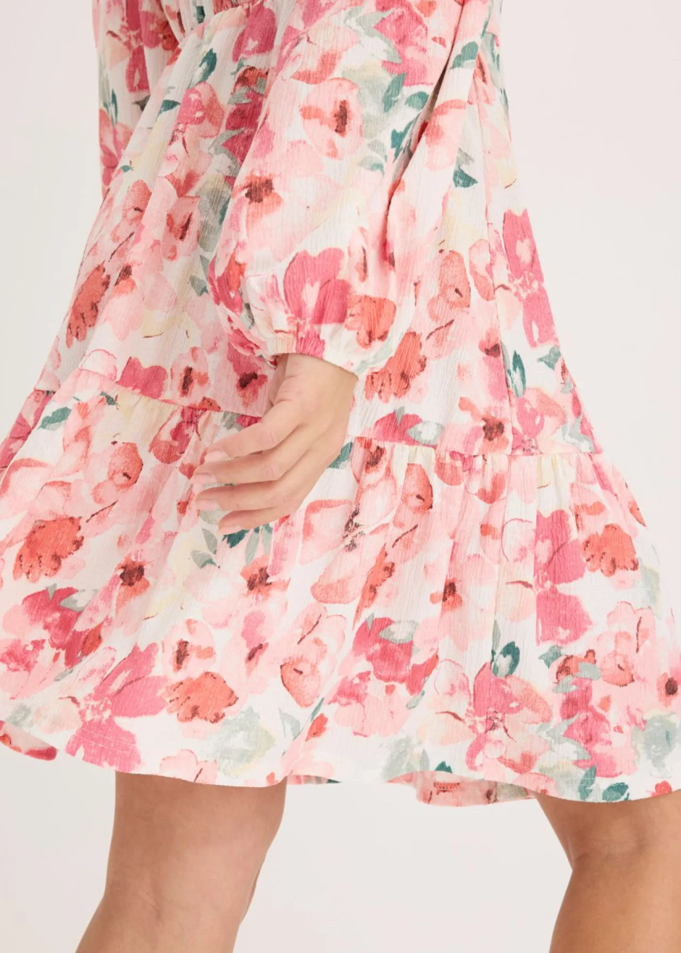 Mujer bonprix bonprix Vestido tipo túnica con falda acampanada