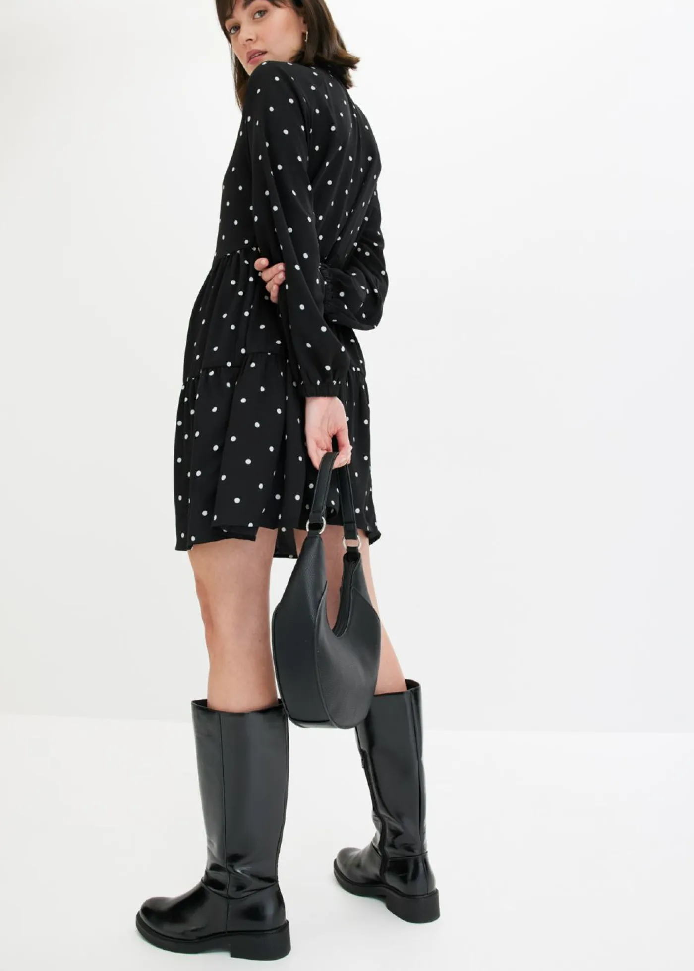 Mujer bonprix bonprix Vestido tipo túnica con lazo