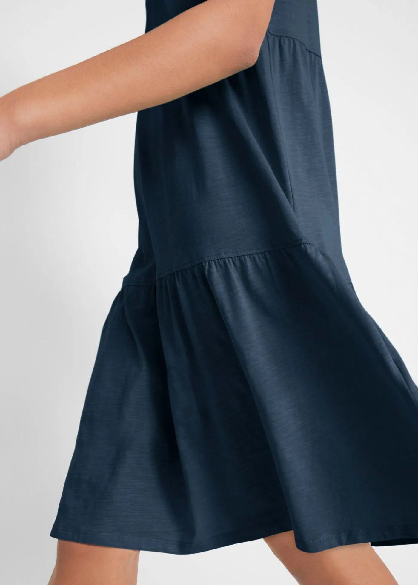 Mujer bonprix bonprix Vestido tipo túnica de algodón con manga corta