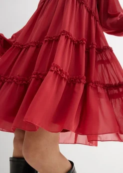 Mujer bonprix bonprix Vestido tipo túnica de gasa estructurada