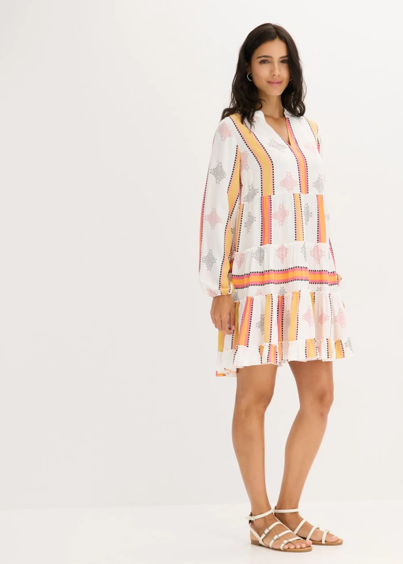 Mujer bonprix bonprix Vestido tipo túnica de viscosa fluida