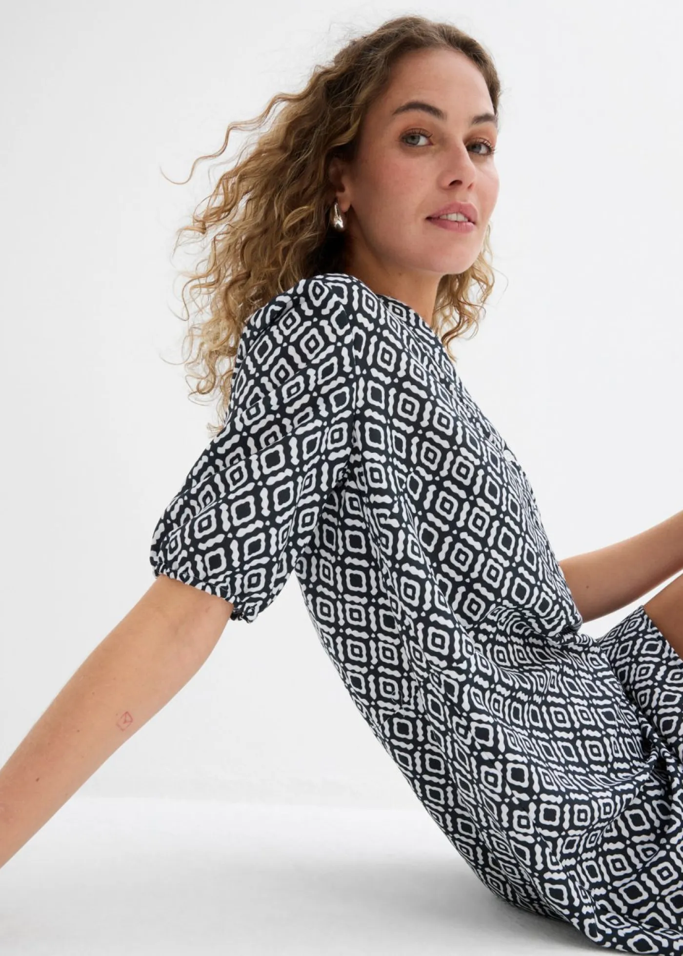 Mujer bonprix bonprix Vestido tipo túnica de viscosa fluida