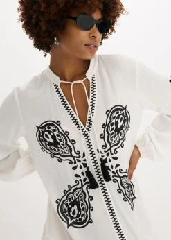 Mujer bonprix bonprix Vestido tipo túnica de viscosa estructurada