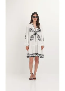 Mujer bonprix bonprix Vestido tipo túnica de viscosa estructurada