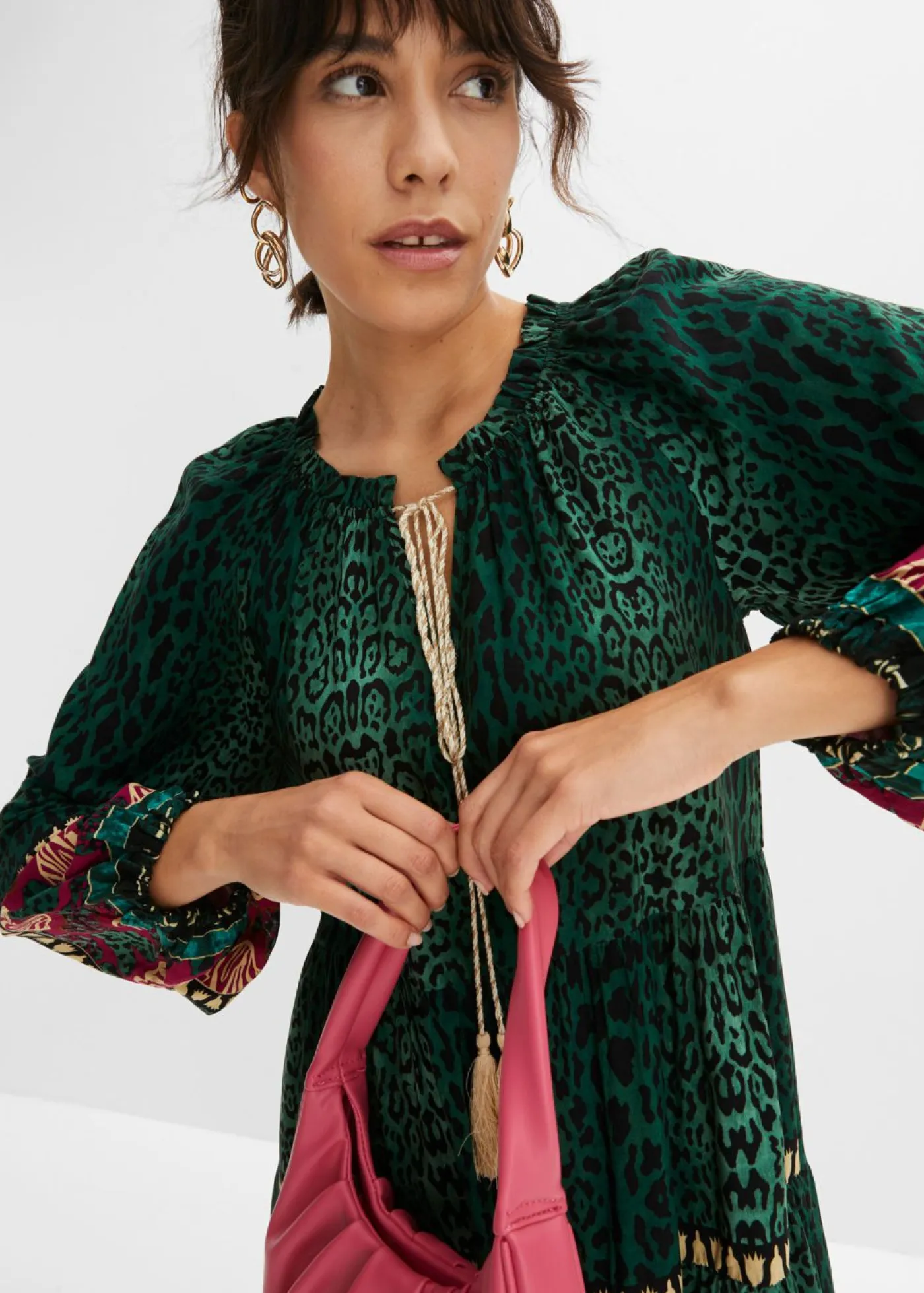 Mujer bonprix bonprix Vestido tipo túnica de viscosa fluida