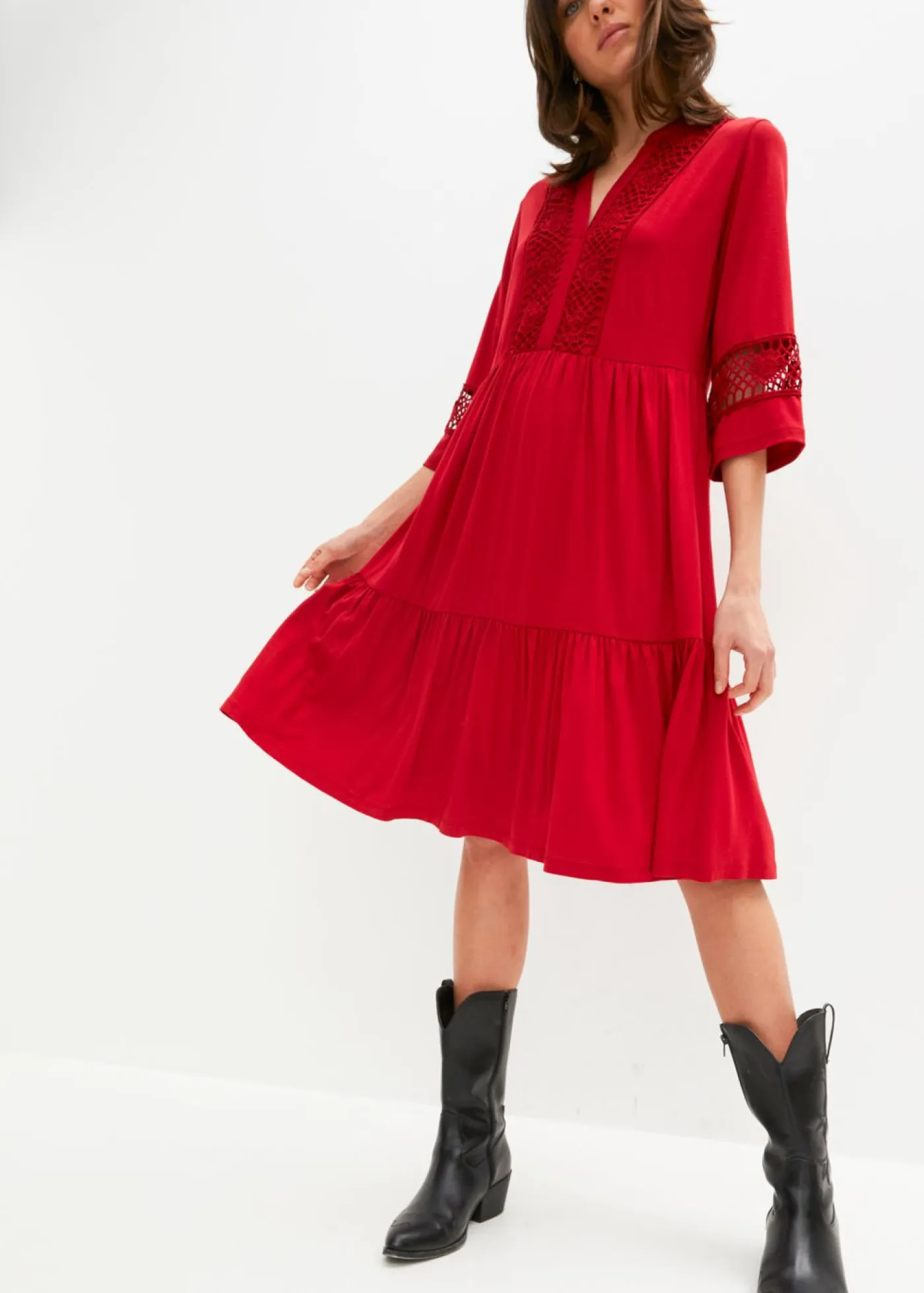 Mujer bonprix bonprix Vestido tipo túnica de viscosa suave