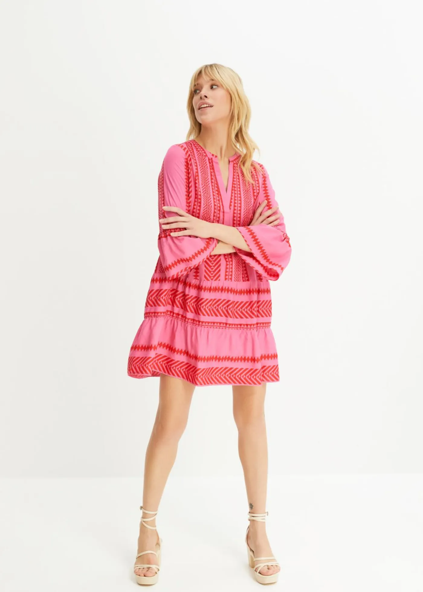 Mujer bonprix bonprix Vestido tipo túnica de viscosa fluida