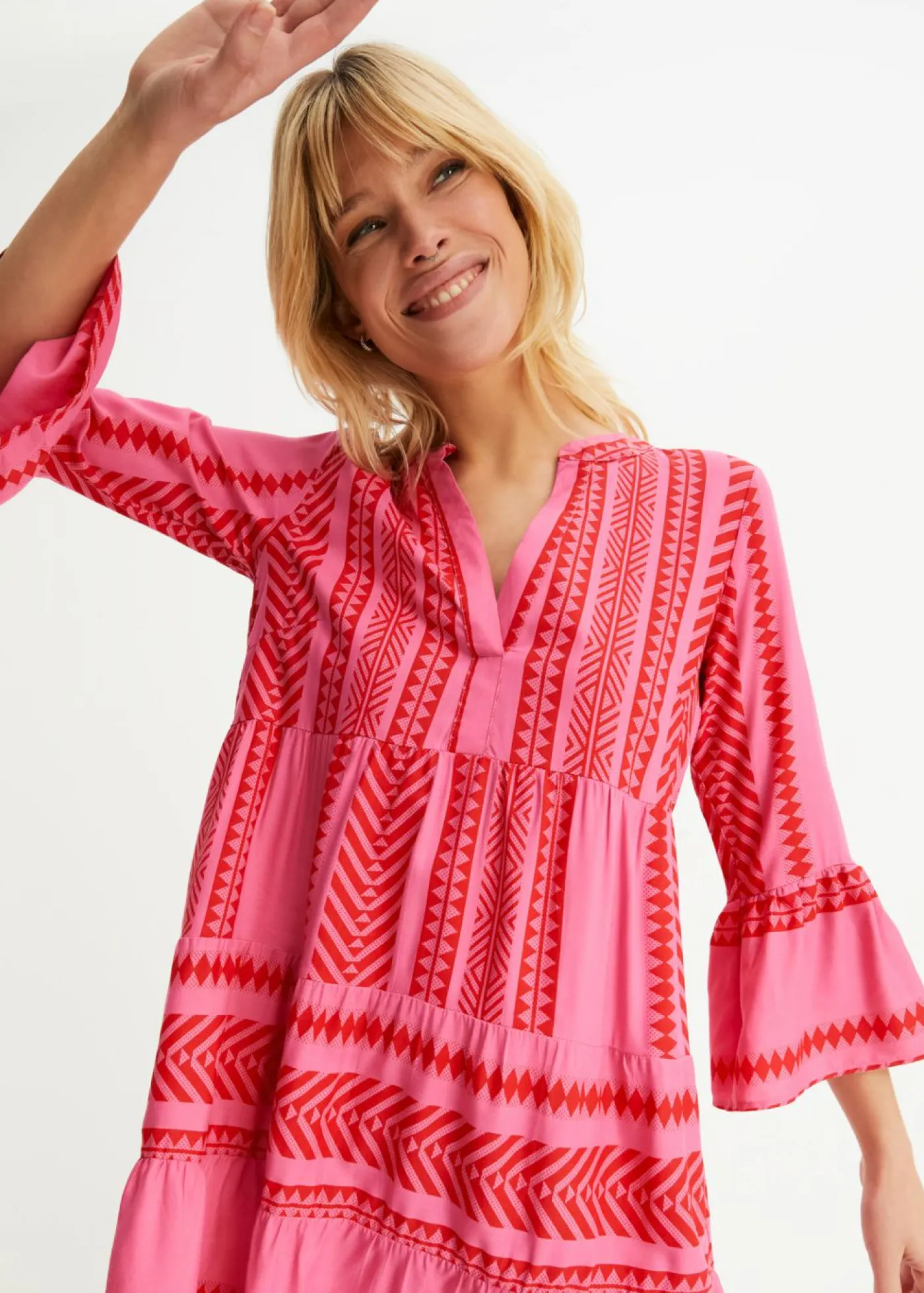 Mujer bonprix bonprix Vestido tipo túnica de viscosa fluida