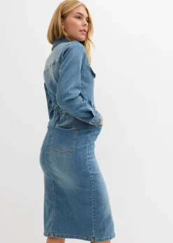 Mujer bonprix bonprix Vestido vaquero con algodón orgánico