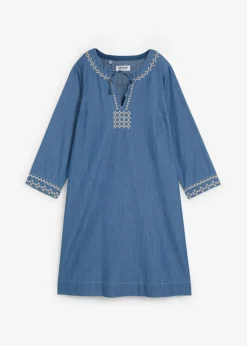 Mujer bonprix bonprix Vestido vaquero con bordado