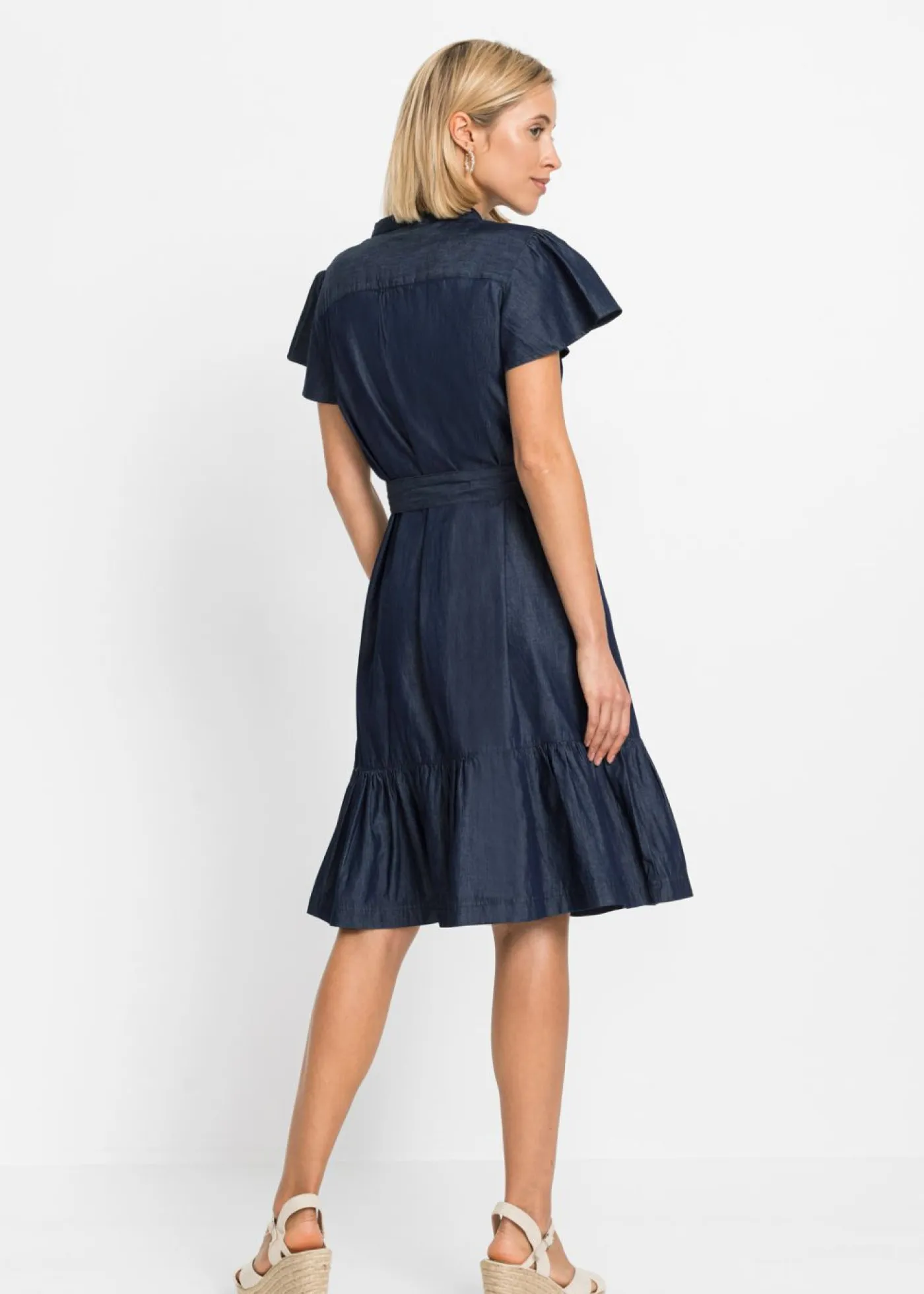 bonprix bonprix Vestidos>Vestido vaquero de algodón orgánico Denim desgastado