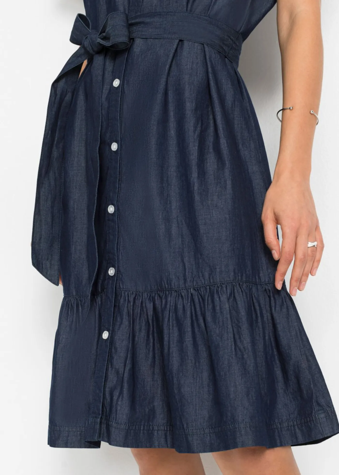 bonprix bonprix Vestidos>Vestido vaquero de algodón orgánico Denim desgastado