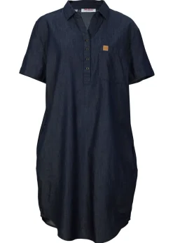 Mujer bonprix bonprix Vestido vaquero de manga corta