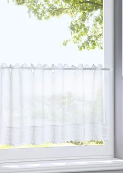 bonprix bonprix Visillo con borde bordado