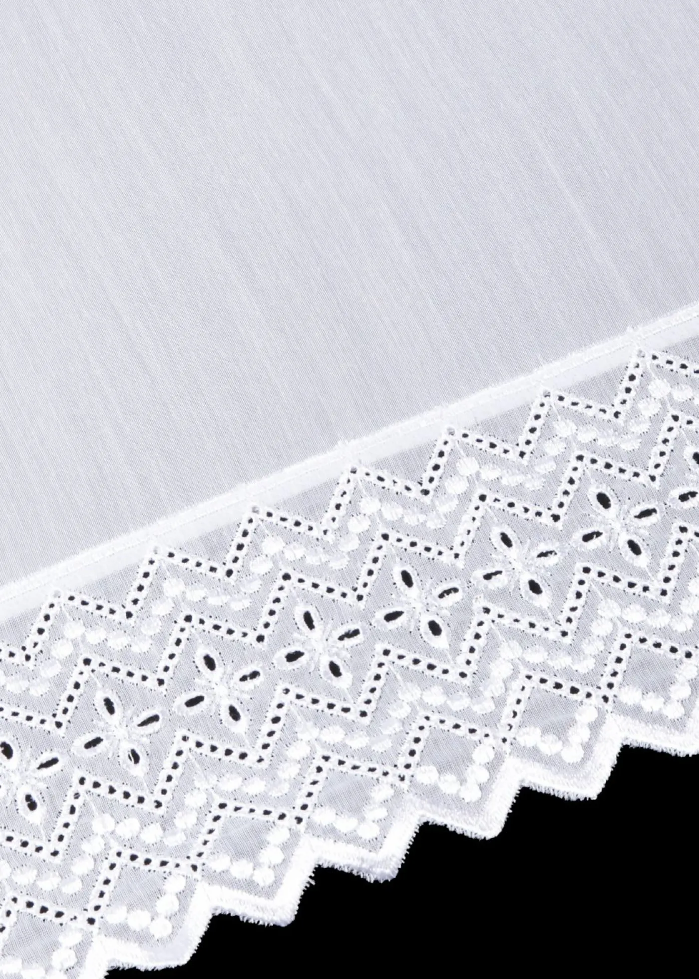 bonprix bonprix Visillo con borde bordado