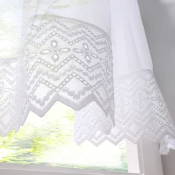 bonprix bonprix Visillo con borde bordado