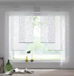 bonprix bonprix Visillo de efecto quemado con enredaderas (1 unidad)