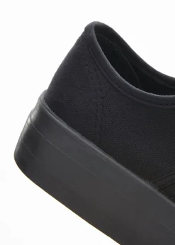 Mujer bonprix bonprix Zapatillas con plataforma de lona de algodón