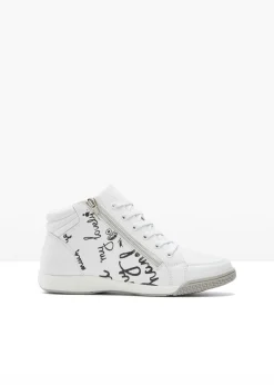 bonprix bpc selection Niña·Zapatos|Niña·Zapatillas>Zapatillas de caña alta Blanco