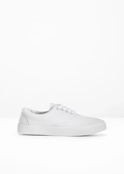 bonprix bonprix Zapatillas|Tendencias·Zapatos Veganos>Zapatillas de lona de algodón Blanco