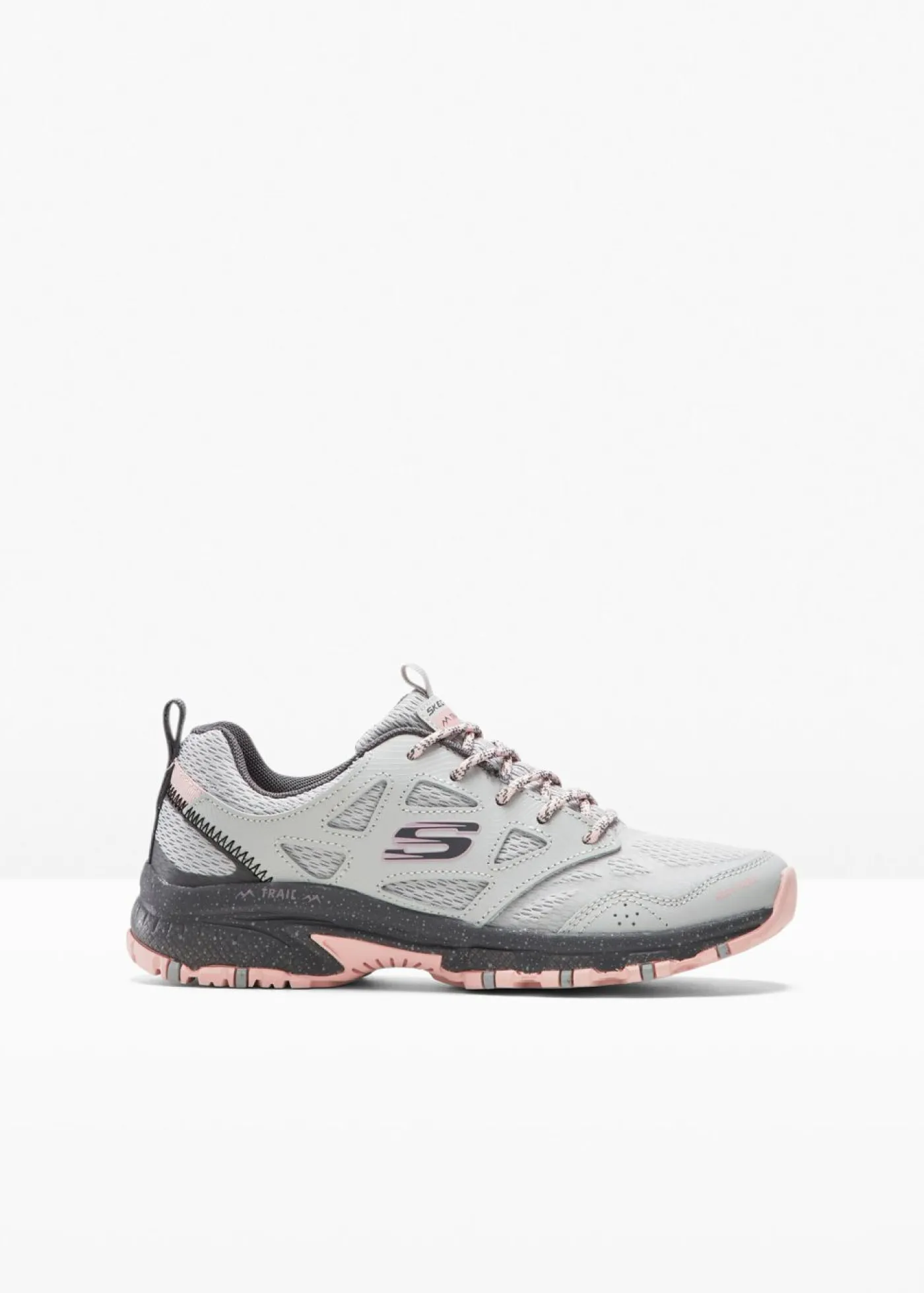 bonprix Skechers Zapatos De Marca·Skechers|Zapatillas Deportivas>Zapatillas de senderismo Skechers con espuma viscoelástica gris/rosa caliente