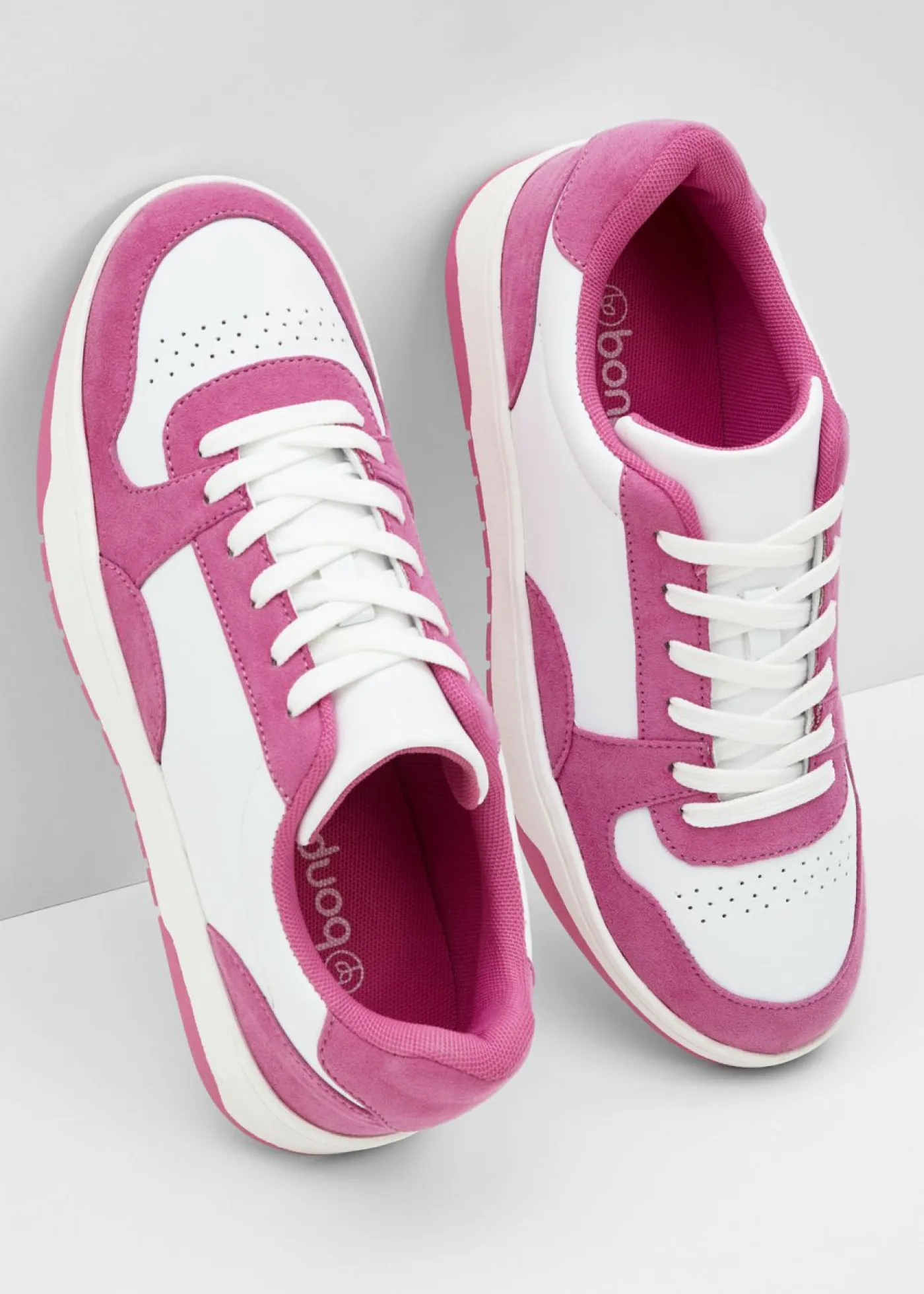 bonprix bonprix Tendencias·Zapatos Veganos|Zapatillas>Zapatillas deportivas rosa orquídea/blanco