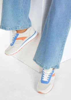 bonprix bonprix Tendencias·Zapatos Veganos|Zapatillas Deportivas>Zapatillas deportivas beige-naranja-azul