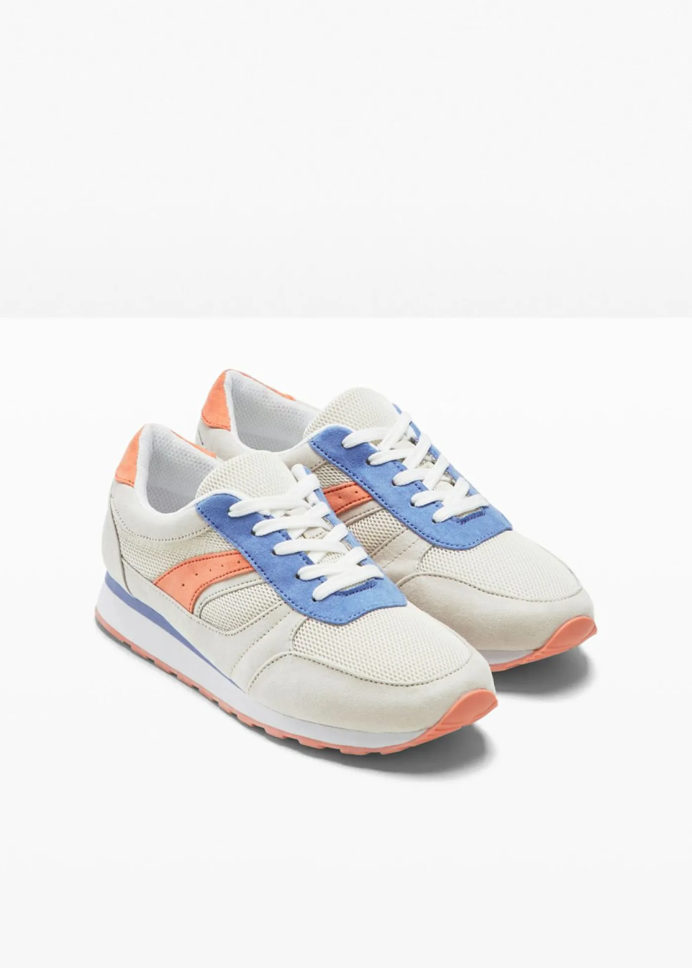 bonprix bonprix Tendencias·Zapatos Veganos|Zapatillas Deportivas>Zapatillas deportivas beige-naranja-azul