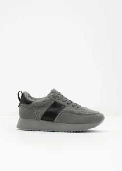bonprix bonprix Botas De Pelo|Zapatillas>Zapatillas deportivas con plataforma Gris