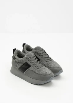bonprix bonprix Botas De Pelo|Zapatillas>Zapatillas deportivas con plataforma Gris