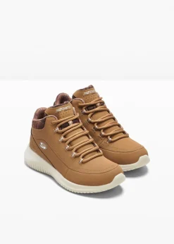 bonprix Skechers Zapatos De Marca·Skechers|Zapatillas>Zapatillas deportivas de caña alta de Skechers con espuma viscoelástica Camel