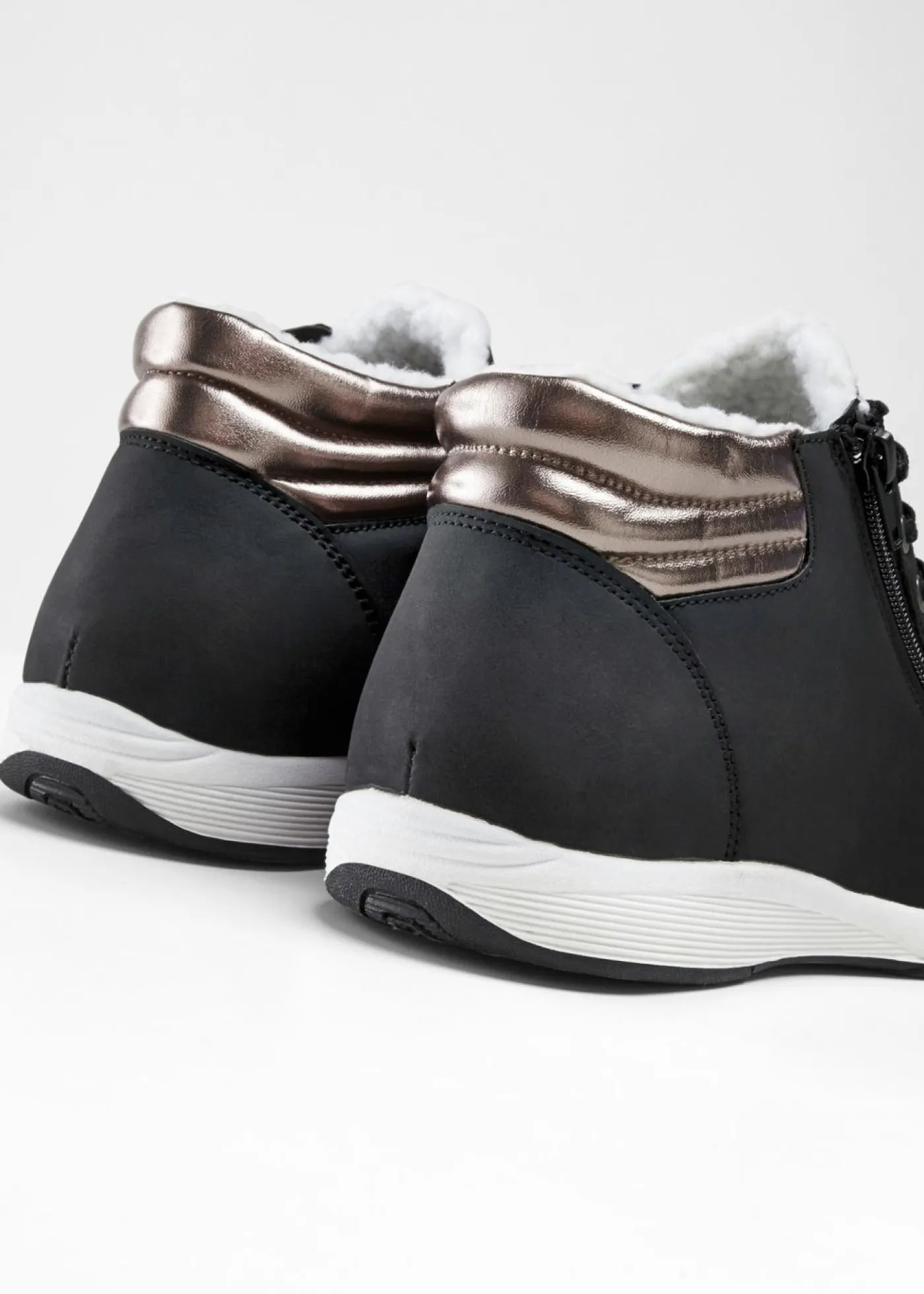 Mujer bonprix bonprix Zapatillas deportivas de caña alta con cremallera