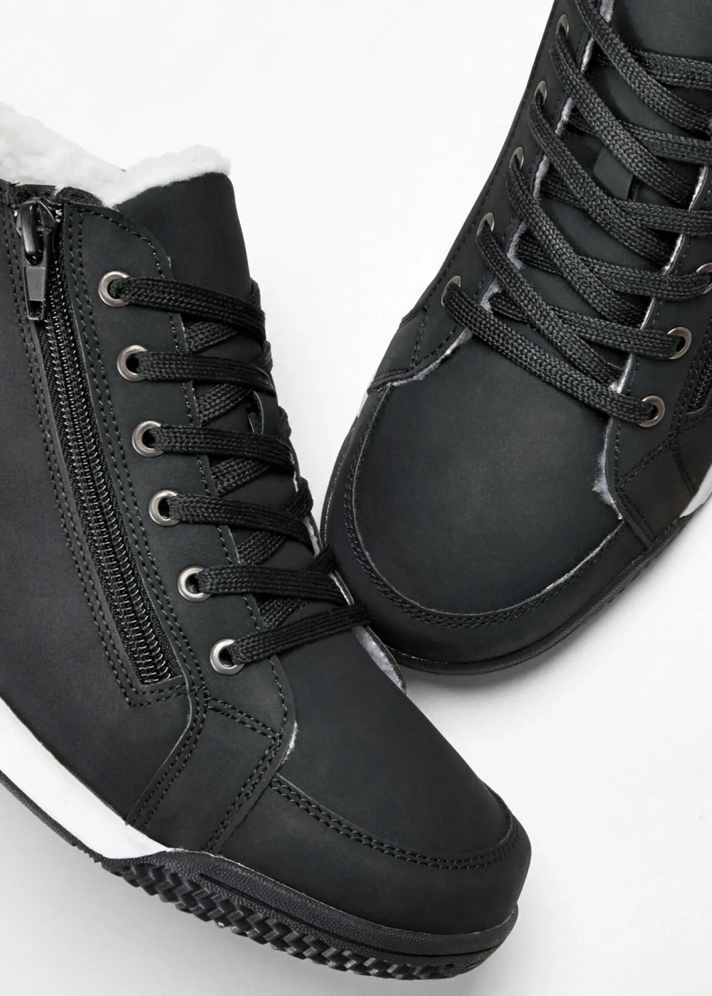 Mujer bonprix bonprix Zapatillas deportivas de caña alta con cremallera