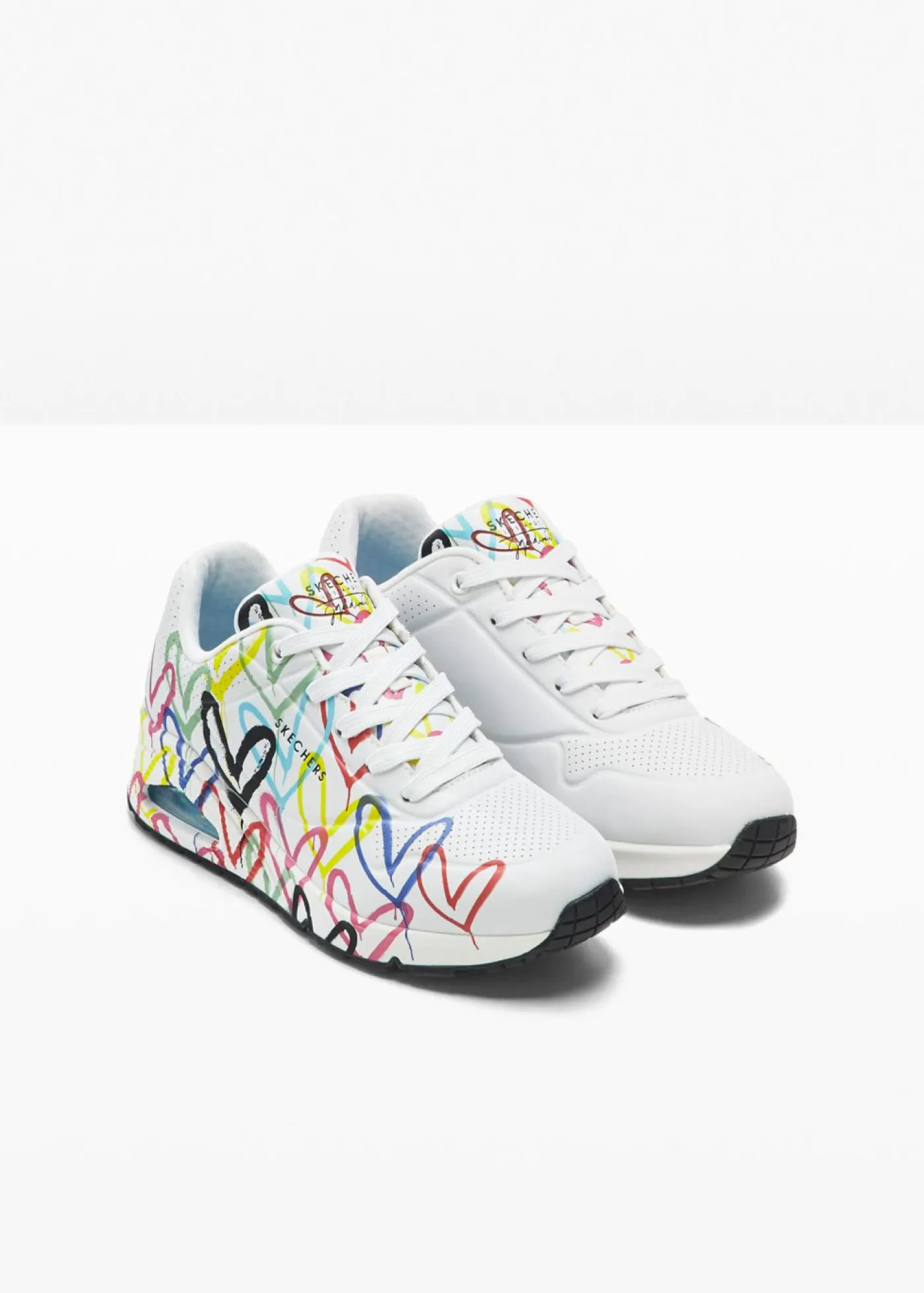 bonprix Skechers Zapatos De Marca·Skechers|Zapatillas>Zapatillas Skechers con espuma viscoelástica Blanco