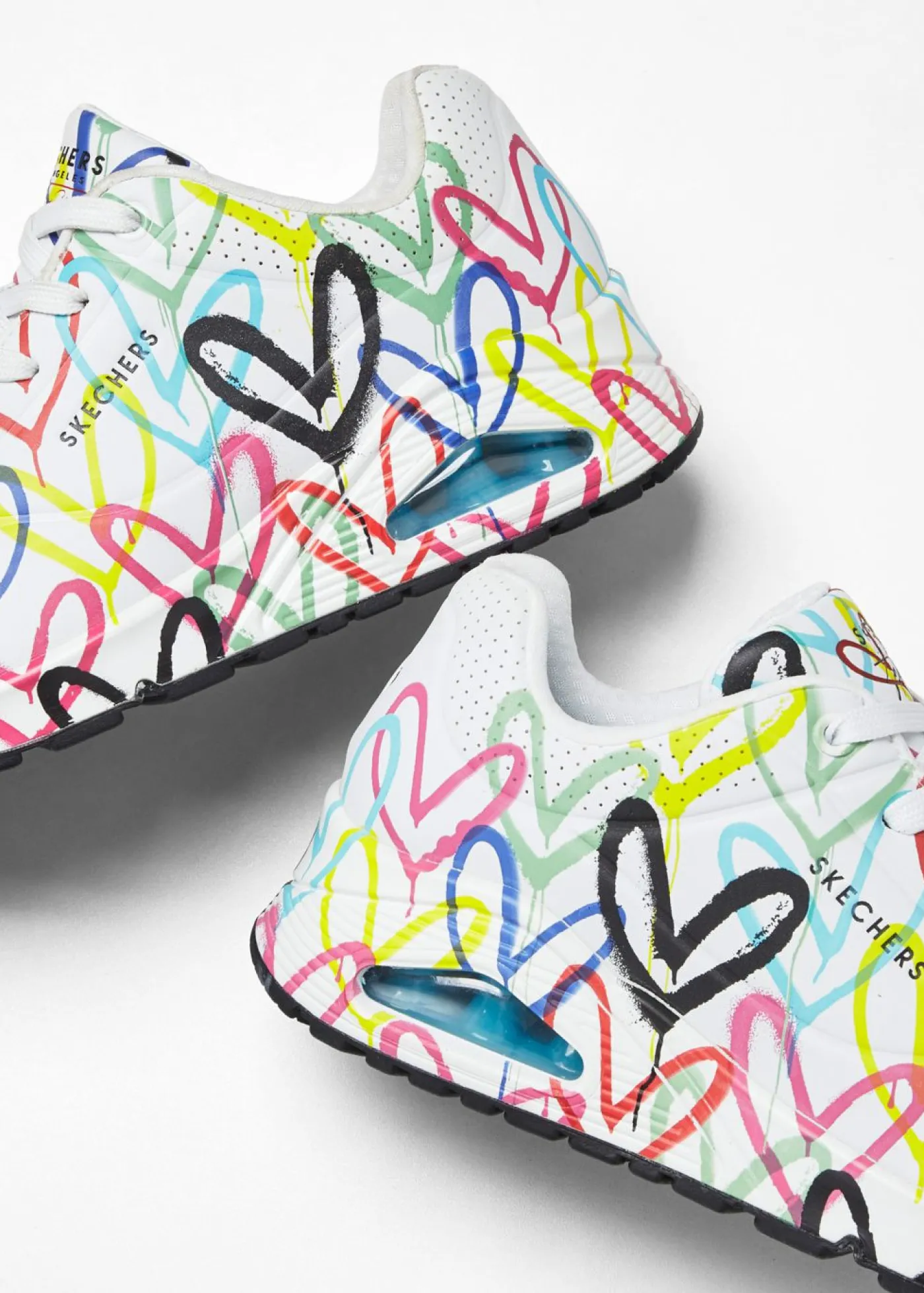 bonprix Skechers Zapatos De Marca·Skechers|Zapatillas>Zapatillas Skechers con espuma viscoelástica Blanco